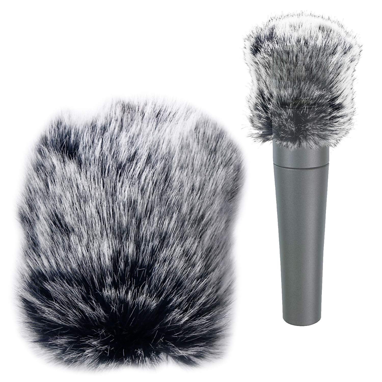 Photo 1 of YOUSHARES Microphone Furry Windscreen for SM57 - Customized Pop Filter Deadcat Windshield Wind Jammer for Shure SM-57 Cardioid Dynamic Instrument Microphone