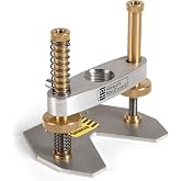 StewMac Precision Router Base, Handheld Router Attachment | Router Supporter for Guitar Inlay, Fret Slotting and Freehand Routing, Adjustable Depth for Professional Luthier Work