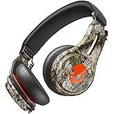 Skullcandy Icon ANC Wireless On-Ear Bluetooth Headphones, Active Noise Cancelling, 60 Hours Battery, Sweat Water Resistant, Foldable Durable Travel Ready, Microphone for iPhone Android - Realtree APX