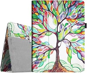 Fintie Folio Case for iPad 4th Generation (2012 Model), iPad 3rd Generation (2012 Model), iPad 2 (2011 Model) 9.7 inch Tablet - Smart Stand Protective Cover with Auto Sleep Wake, Love Tree