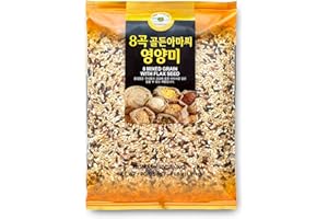 ROM AMERICA 8 Premium Healthy Mixed Grains Rice with Brown Rice, Wild Sweet Rice, Red Rice, Whole Barley, Oat, Brown and White Sweet Rice - 4 Pound (Pack of 1)