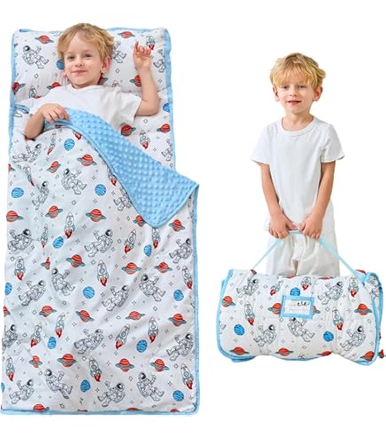 Tapis de sieste pour enfants avec oreiller et couvertures tapis de sieste portab