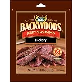 LEM Products Backwoods Hickory Jerky Seasoning, 3.6 oz Packet | Pre-Measured Seasoning and Cure for Wild Game and Domestic Meat, Seasons Up to 5 Pounds of Meat for Homemade Jerky