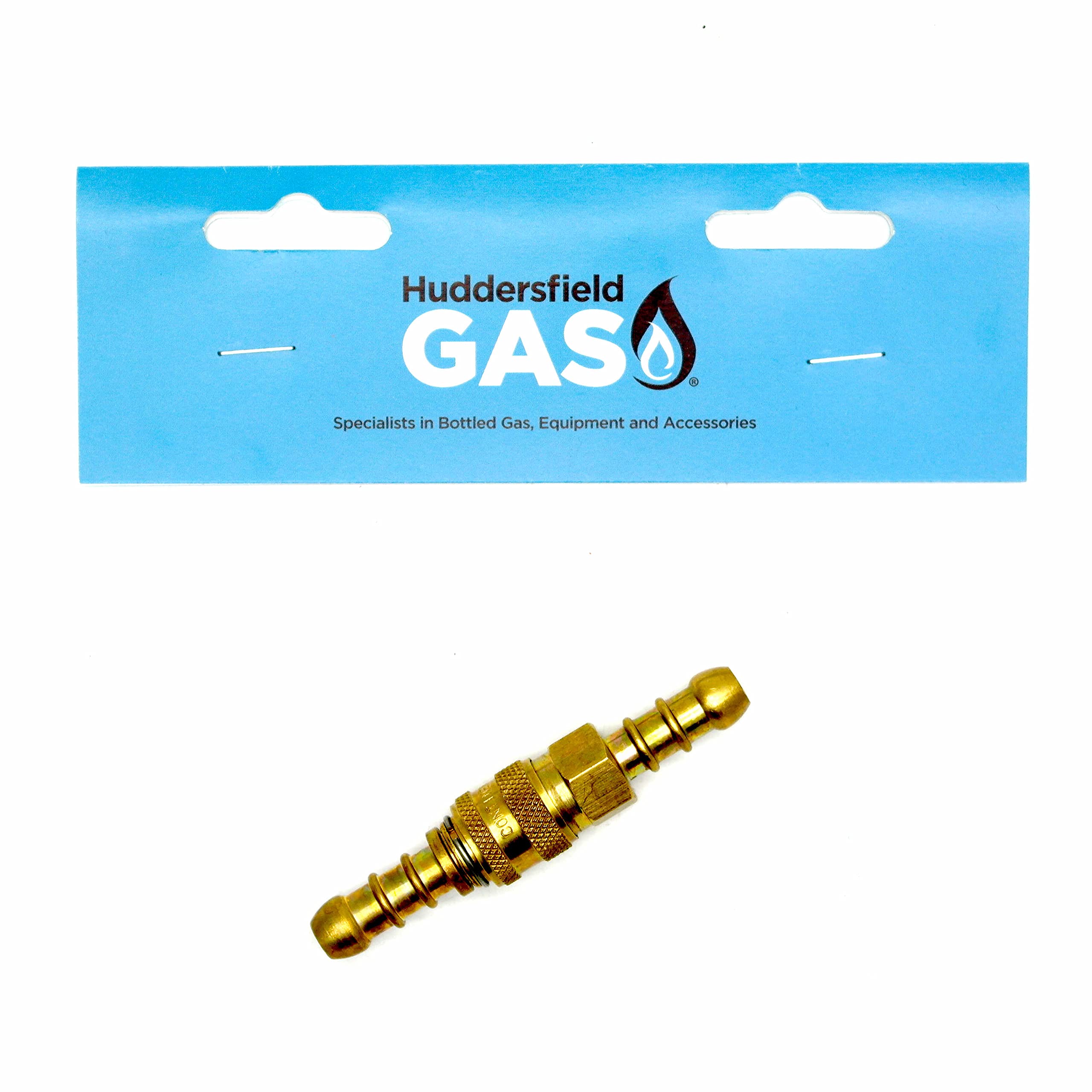 Inline Quick Release Fitting Coupling for 8mm i/d propane/butane gas Hose