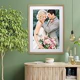 YiPinYin 50x70cm Wood Frame 3 Pack with Acid Free Mounts for 40x60cm view 8
