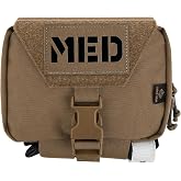 PETAC GEAR Tactical Rip Away Medical Pouch Tear Off First Aid IFAK Pouch Molle &amp; Belt Horizontal Outdoor Emergency Survival Bag &hellip;