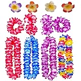 14 PCS Hawaiian leis Tropical Luau Hawaii Flower