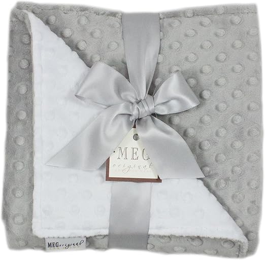 minky dot blanket