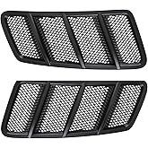 2PCS Front Left & Right Hood Air Vent Grille Cover Compatible for Mercedes-Benz 2012-2015 W166 GL350 GL450 GL63 AMG ML350 ML550 ML63 AMG Pair Hood Air Vent Covers Replace 1668800105 1668800205