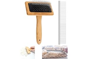 LALOCAPEYO 2 Pcs Macrame Tassel Comb Set Professional Cotton Rope Split Comb Multifunctional Tassel Comb Set Used For Diy Pro