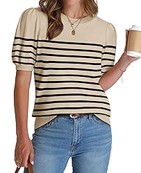WIHOLL Womens Tops Short Sleeve T Shirts Spring
