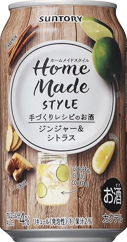 Amazon Co Jp サントリー手作りレシピのお酒 ホームメイドスタイル ジンジャー シトラス チューハイ 350mlx24本 食品 飲料 お酒