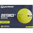 TaylorMade Golf 2021 TAYLORMADE YELLOW DISTANCE+ GOLF BALLS, LARGE