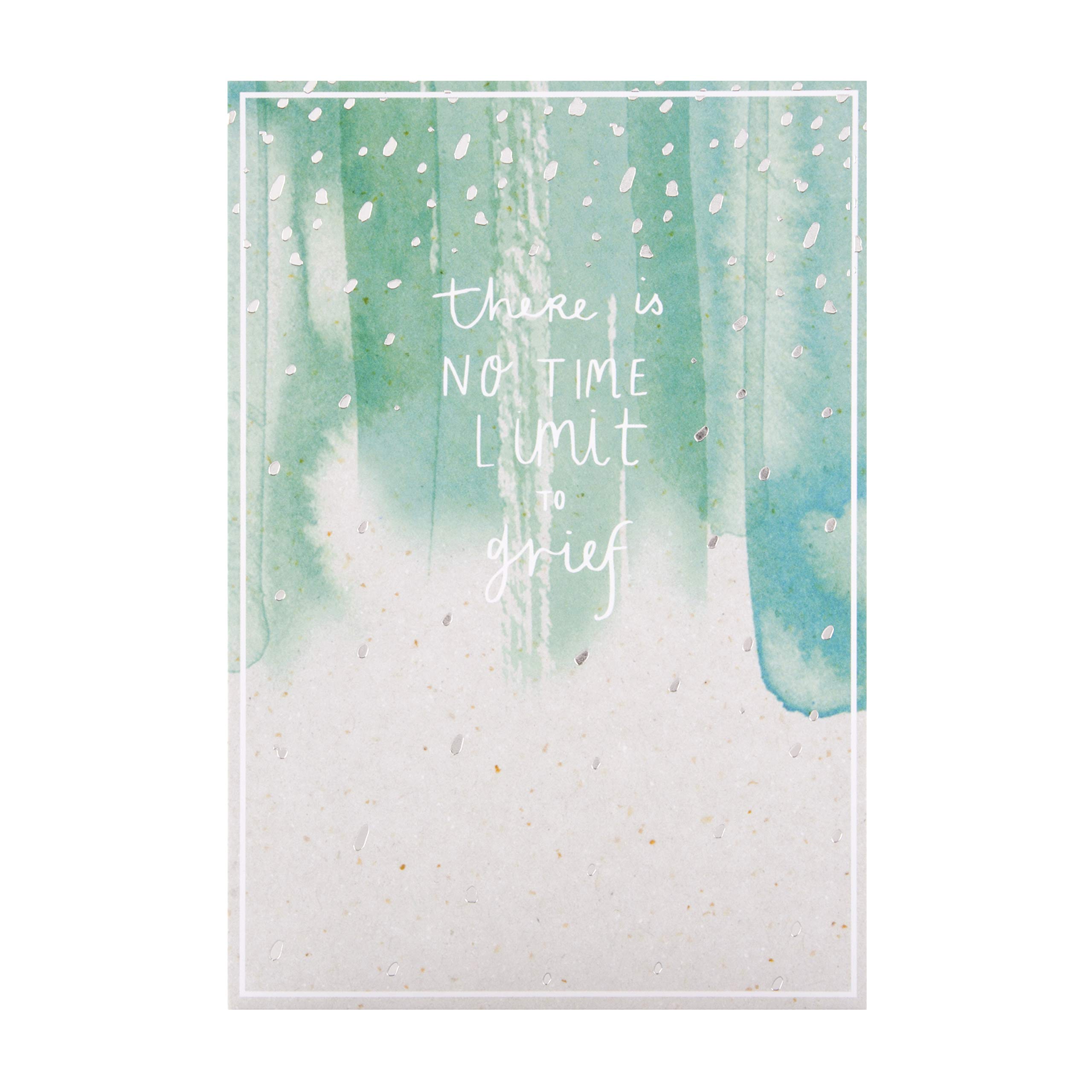 Grieving Support Card from Hallmark - Contemporary Foiled Design