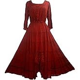 Agan Traders Women's 2026 Winter Dresses - Vintage Medieval High-Low Tiered Long Sleeve Formal Dress Gown for Women's