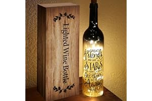 MOREDOTS Christmas Gifts for Women -Christmas Gifts 2025 - Wine Bottle Lights with Cork - Light Up Lamp Decor for Home Decorations - Birthday Friendship Unique Gift for Girls Boys Womens Men Adults