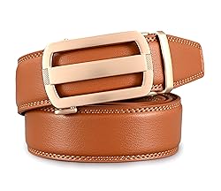 guvoosm Mens Belt,Ratchet Dress Adjustable Belts