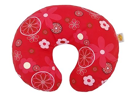 Theraline 59408802 Wynnie - das amerikanische Stillkissen inklusive Bezug, retroblume rot