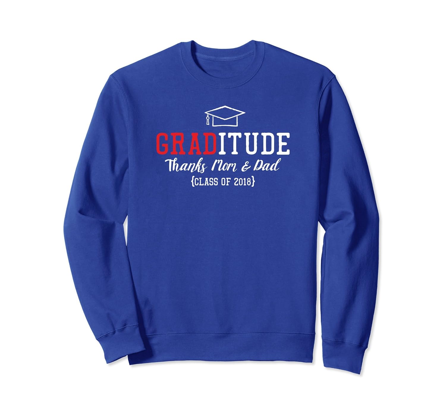 Senior Class of 2018 Red Gratitude Sweatshirt-anz