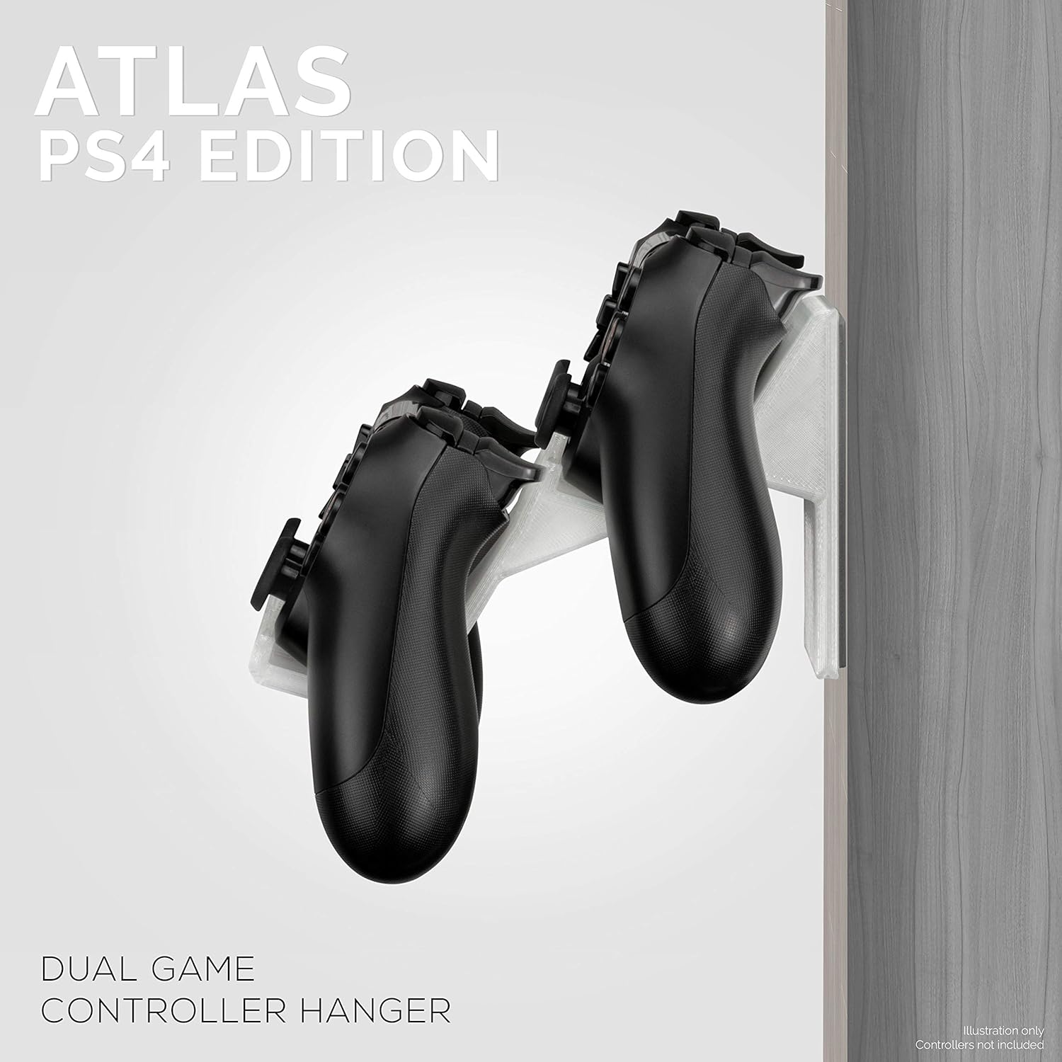 PS4 Edition Dual Game Controller Wall Mount Holder for Playstation PS5