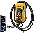 DEWALT Electric Vehicle Level 2 EV Charger up to 40 Amps 240V, App Control Bluetooth & Wi-Fi, CSA Certified Indoor/Outdoor NEMA 14-50 Plug Wall Mounted Charging Station with 25 ft. Cable