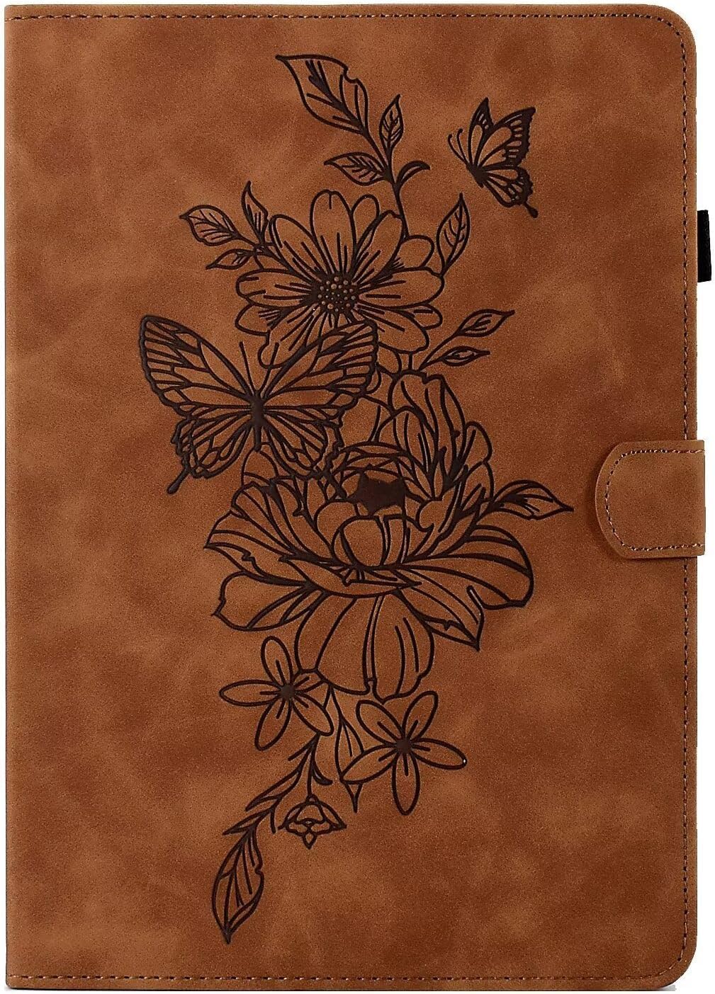 MOKASE Case for 6" Kindle Paperwhite 5/6/7/10th Generation 2012-2018 (Model: EY21 / DP75SDI / PQ94WIF), Suede Leather Protective Cover with Stand, Auto Wake/Sleep Function with Pen Holder, Brown