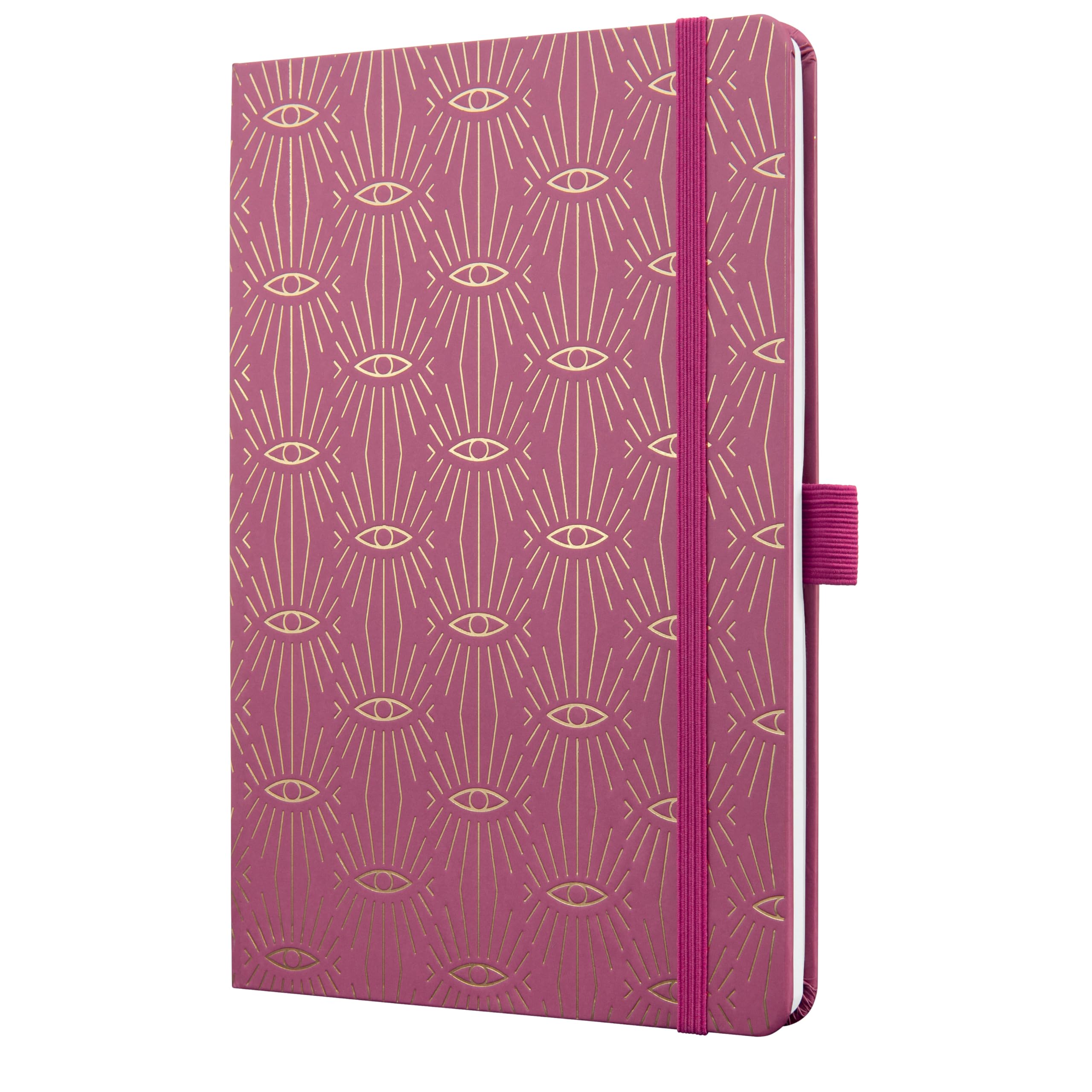 SIGEL J5357 Jolie Weekly Planner 2025, Design Mystic Mauve, 13,5 x 20,3 cm, hardcover, 174 Pages, Pink