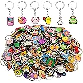 Ibuclein 30-200P Cute Keychains for Backpacks Bulk Keychain Charms Decor Bag Accessories Keyring Random Different Key Chains