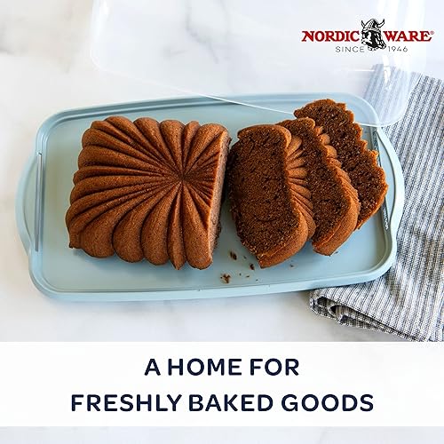 Nordic Ware Cake Keepers Bundle Loaf Cake Keeper and Bundt Cake