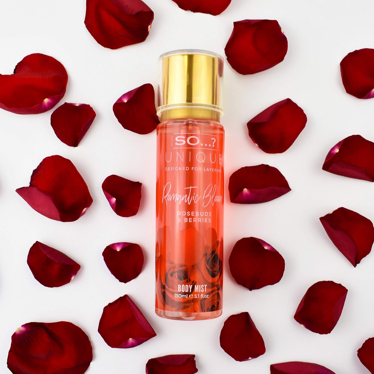 So…? Unique Womens Vegan Romantic Bloom Body Mist Fragrance Spray 150ml - Image 3