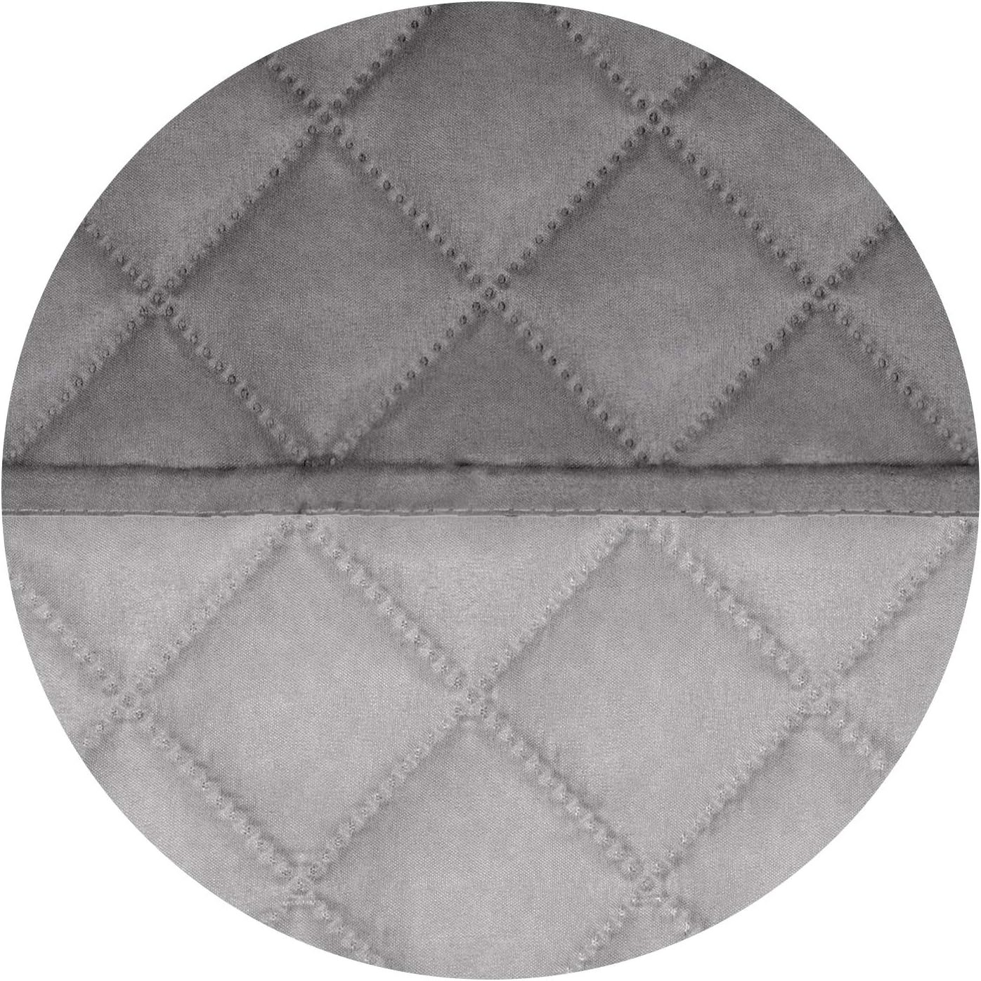 PureFit Reversible Quilted Sofa Cover, Water Resistant Slipcover Furniture Protector, Washable Couch Cover with Non Slip Foam and Elastic Straps for Kids, Dogs, Pets (Chair, Gray/LightGray): Furniture & Decor