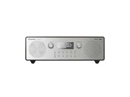 Panasonic RF-D100BTEGT Digitalradio im Retro-Design (Stereo Klang, DAB+, UKW Tuner, Netz- und Batteriebetrieb, Bluetooth, AUX