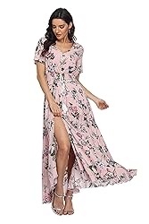 VintageClothing Women's Floral Print Maxi Dresses