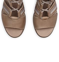 Sorel Womens Joanie II Lace Webbing Open Toe Cut