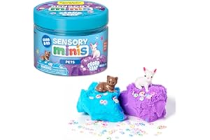 Creativity for Kids Sensory Minis Pets Kit | Cloud Clay Sensory Toy for Kids | Holiday Stockiing Stuffers| Mess-Free, Screen-Free Travel Activity for Kids (Ages 3+)