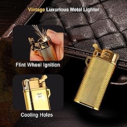 2 Pack Vintage Torch Lighter with Windproof Jet