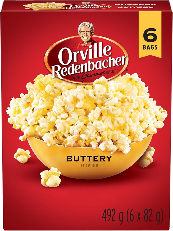 Orville Redenbacher's Pop Up Bowl Buttery Popcorn 6Pack Amazon.ca Grocery