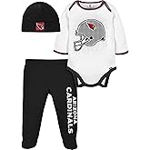 Gerber Unisex Baby NFL Team Footed Pant and Bodysuit Gift Set