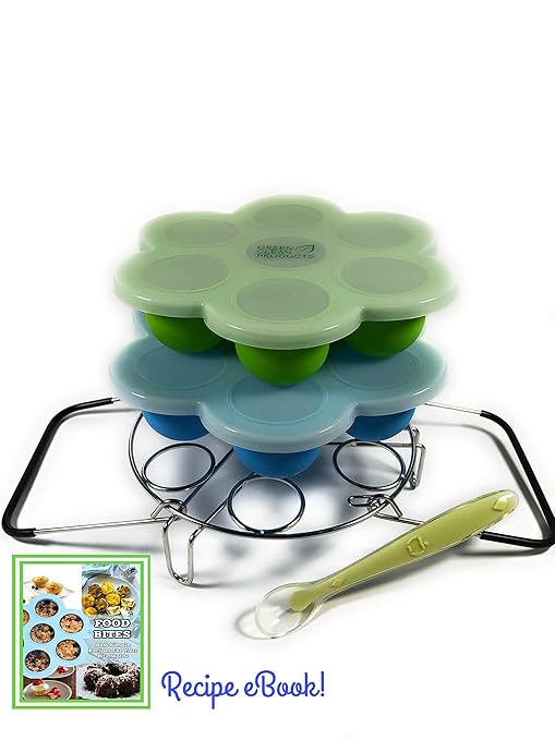 Amazon.com: 2 moldes de silicona para huevos grandes y ...