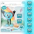 Glo Pals Water-Activated Bath Toy with 6 Reusable Light-Up Cubes for Sensory Play (Blair)