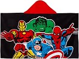 Marvel Kids Avengers Hooded Towel Spider-Man Hulk Captain America Poncho view 3