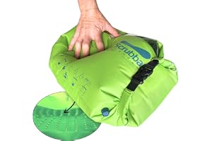 Scrubba Wash Bag Patented Washboard-in-a-Bag™ 5 oz Travel Clothes Washer | Pack Light, Wash Anywhere Fast, Internal Washboard, Machine-Quality Wash, Portable, No Electricity, Camping, RV, Cruises