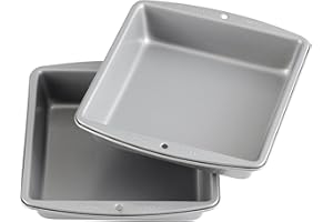 Wilton Recipe Right - 8-Inch Non-Stick Square Cake Pans, Multipack of 2