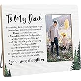 YYLYMX Dad Gifts for Father Picture Frame from Daughter, 4x6 Inch Photo