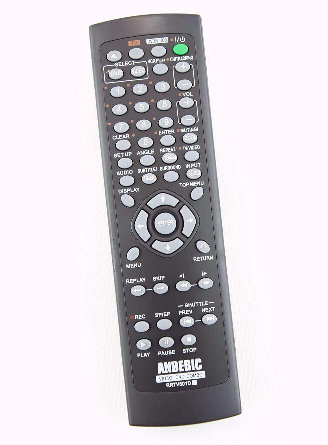 ANDERIC RRTV501D Remote Control for Sony DVD/ VCR Recorder Combo