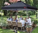 MasterCanopy Durable Ez Pop-up Gazebo 3x3M Black with Roller Bag view 6