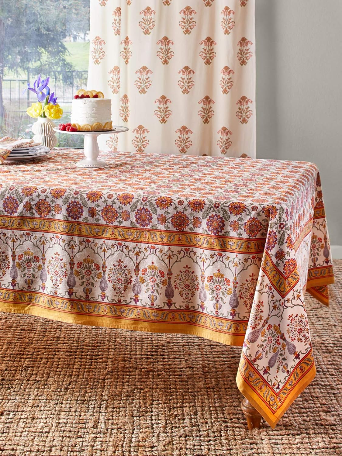 Best marigold table cloth 60 x 90