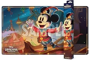 Ravensburger Disney Lorcana TCG Playmat Featuring Mickey Mouse - Brave Little Prince | Protects Cards - Versatile Game, Desk, or Mouse Pad - Durable Non-Slip Surface - Ages 8+