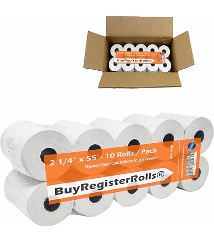 50 Rolls Of Thermal Paper For Verifone Vx520 – 2-1/4 Inch X 50 Feet, Fast Shipping 11 thumbnail image
