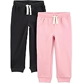 Simple Joys by Carter's Girls 2-Pack Fleece Joggers